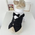 thumbnail image 4 of Maxcozy Pets Gentleman Suit Formal Shirt Tuxedo, Dog Suit Bow Tie Costume, Gentleman Dog Wedding Party Suit, 4 of 7