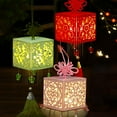 thumbnail image 6 of NUZYZ Chinese Lantern Festival DIY Material Kit Exquisite Romantic LED Light Lantern, 6 of 8