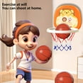 thumbnail image 6 of Indoor Hanging Basketball Hoop, Mini Basketball Set, Wall Mount Hoop, Toss Game, Sports Activity Toy for 1-3 Years, 6 of 7