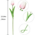 thumbnail image 6 of Viworld 8PCS Artificial Tulips Real Touch Fake Flowers Artificial Tulips Flowers Arrangement Bouquet for Home Room Office Wedding Party Decor, Light pink, 6 of 6