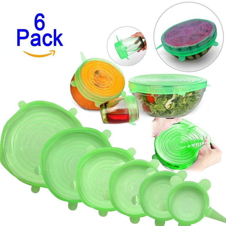 Silicone Stretch Lids, Silicone Bowl Cover,Food Storage Lids,Food Container Lids,Reusable and