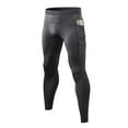 thumbnail image 1 of Pantalones deportivos para hombre con cintura elástica, bolsillos laterales y tejido transpirable - Talla 2XL gris jaspeado, 1 of 6