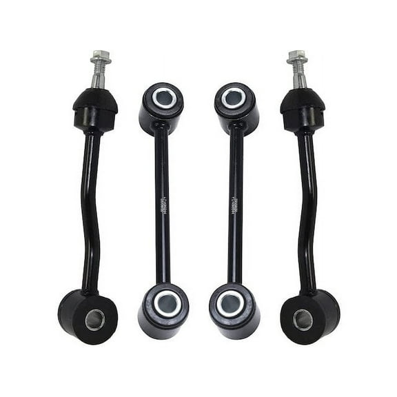 Front and Rear Sway Bar Link Kit - Compatible with 1997 - 2006 Jeep Wrangler 1998 1999 2000 2001 2002 2003 2004 2005