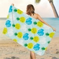 thumbnail image 4 of Toalla De Playa Azul Cielo Y Nubes Blancas De 150 X 75 Cm Toalla De Playa De Microfibra Toalla De Playa Para Nadar Toalla De Playa Para Mujer, Hombre, Niñas Y Niños Artículos De Natación Regalos De, 4 of 6