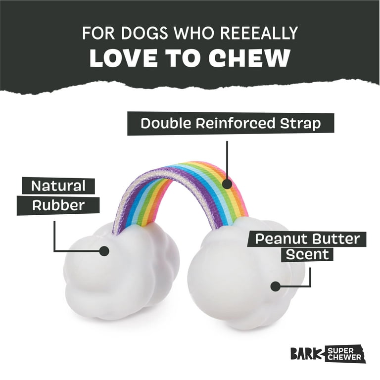 Rainbow Tug Durable Small Dog Toy with Natural Rubber photo 5