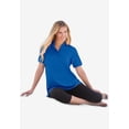 thumbnail image 6 of Woman Within Plus Size Perfect Short-Sleeve Polo Shirt, 6 of 6