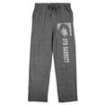 thumbnail image 6 of Syd Barrett Black And White Photo Men's Heather Gray Sleep Pajama Pants-XL, 6 of 7
