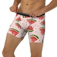 thumbnail image 2 of Sigee Hand Drawn Watermelon for Men's Boxer Briefs,Moisture Wicking and Breathable X-Large, 2 of 9