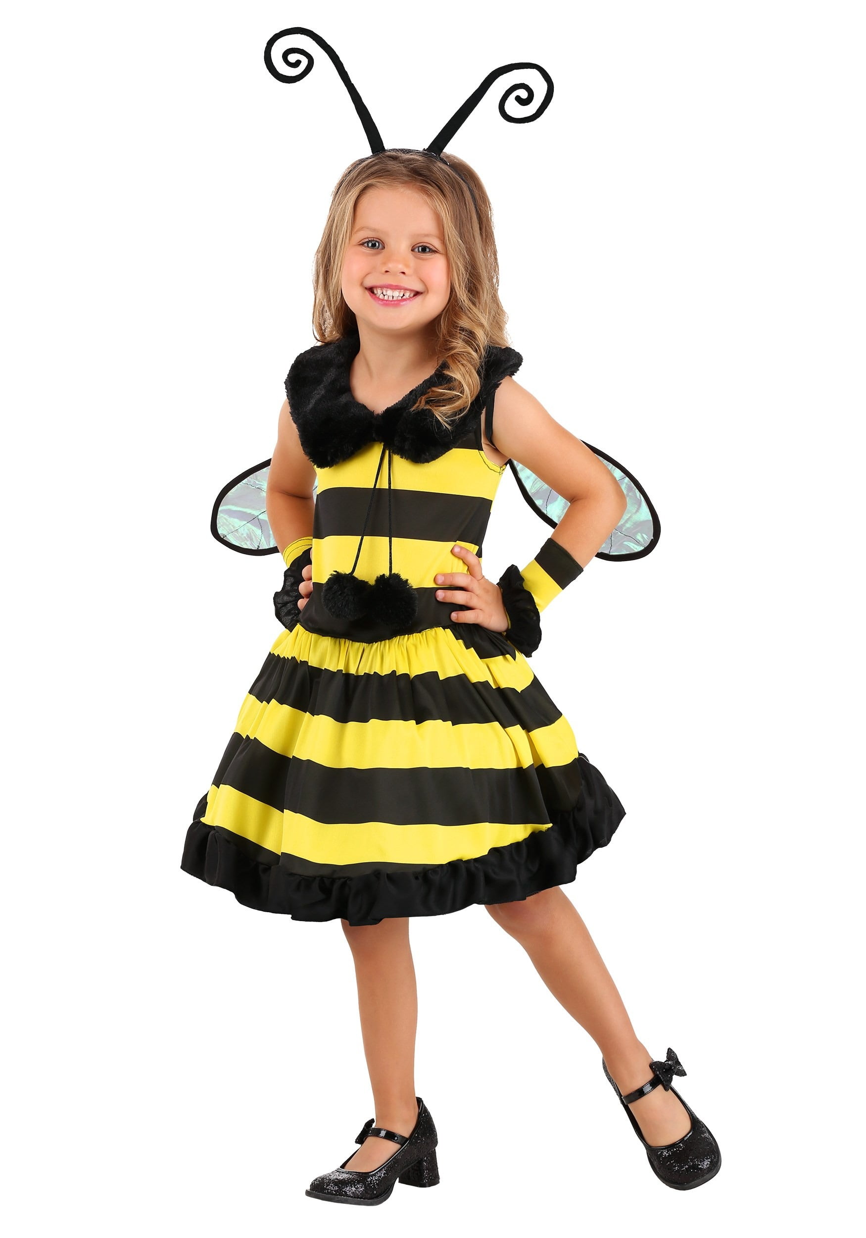 Toddler Girl's Deluxe Bumble Bee Costume - Walmart.com