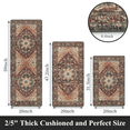 thumbnail image 6 of FTCBJJA Boho Kitchen Rug and Mat Set 3 Piece, Non Skid Kitchen Mats for Floor, Runner Rugs for Hallway Kitchen Holiday Decor, Floor Mat for Living Room, Bedroom, 20"x31.5" + 20"x47.2" + 20"x59", 6 of 7