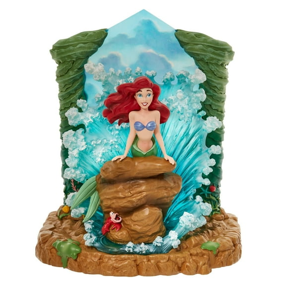 Enesco Disney Showcase The Little Mermaid Ariel Crashing Waves Lit Figurine