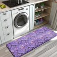 thumbnail image 3 of Purple Butterfly Pattern Kitchen Rug Mat,Kitchen Runner Rugs Non Skid Washable,Decorative Kitchen Floor Mats for Kitchen,Sink,Laundry,17"x47.2", 3 of 7