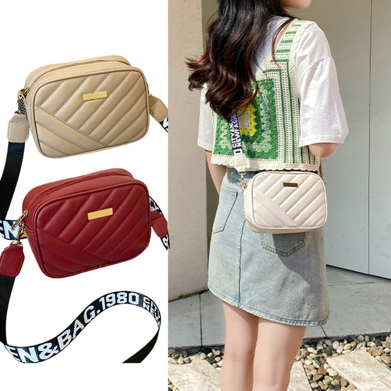 Hesroicy Women's Square Shape Faux Leather Cross-body Bag Hesroicy Women's Square Shape Faux Leather Cross-body Bag