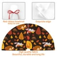 thumbnail image 4 of Yiaed Autumn Forest Small Animals Lazy Print Christmas Tree Skirt , Tree SkirtsTree Mat for Christmas Winter Holiday Indoor Decorations-36", 4 of 7