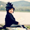 Childrens Kid Baby Outerwear Jacket Dinosaur Style Hooded Headwear Coat Clothes