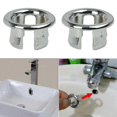 thumbnail image 1 of Sink Basin Overflow Round Ring Drain Hole Plug Cap Cover Spare Bathroom, 1 of 4