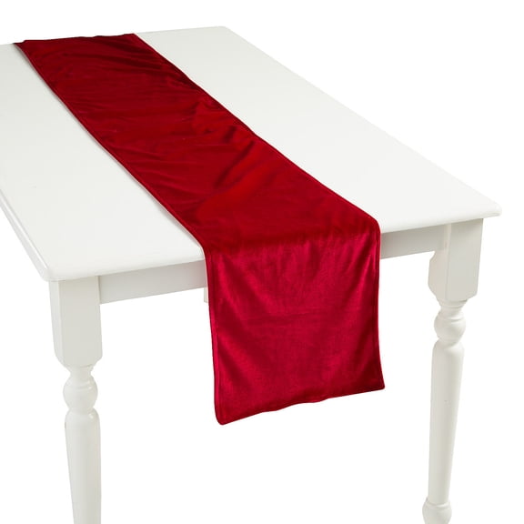 Burgundy Velvet Table Runner, Home Decor, Party Supplies, 1 Pieces