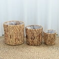 thumbnail image 4 of WIFKLSIIPG Pot de Rangement Tissé en Jacinthe d'Eau pour Balcon Fait à la Main Fleur, 4 of 6