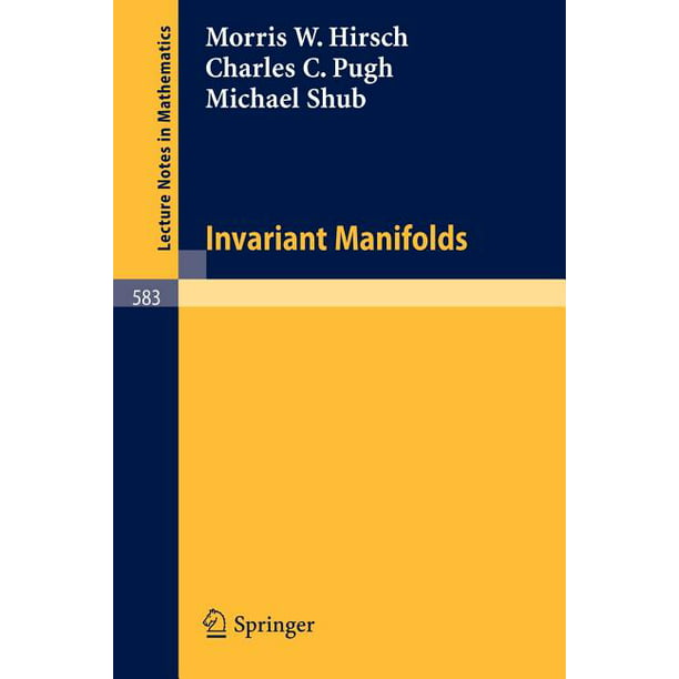 Lecture Notes in Mathematics Invariant Manifolds (Series 583) (Paperback)