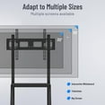 thumbnail image 2 of JYXOIHUB Mobile TV Stand Adjustable Rolling TV Cart for 32-70" Screens up to 176 Lbs for Living Room And Office, 2 of 7