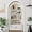White, variant on Jehiatek Arched Bookshelf, Bookcase with Doors Storage, 71 Inches Tall Industrial Book Shelf with Sturdy Metal Frame, E1 Quality Boards, Freestanding Display Shelving Unit, White