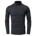 thumbnail image 4 of Zshosam Mens Casual Slim Fit Long Sleeve T-Shirts Soft Lightweight(Dark Gray,XL), 4 of 6