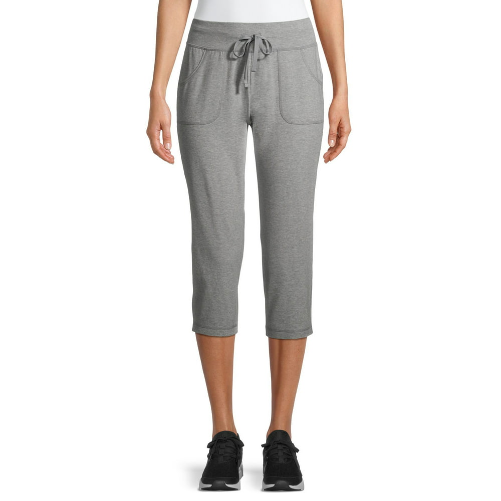 Athletic Works - Athletic Works Women's Athleisure Core Knit Capris ...