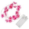 thumbnail image 3 of Lumière Chaîne Rose Rouge Fleur LED Extensible Scintillement Lampe Fournitures Décoratives en Plastique pour l'Extérieur, 3 of 8