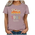 thumbnail image 4 of Kayannuo Short Sleeve Womens Tops Graphic Tees Women Valentine's Day 1974 Vintage Shirt For Women 50th Birthday Gifts 1974 Birthday Gifts Idea Retro Short Sleevel T Shirts Party Tops Tees, 4 of 4