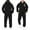 t#664Black2206, variant on CAIVO Kids Outfit Sets Fashion Letter Print Outfits Tracksuits Sweatsuit Long Sleeve Sweatshirt Tops Hoodie Trousers Pant Sets Girls Comfortable Casual Two Piece Toddler Fashionable Clothes Sets