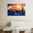 thumbnail image 2 of Elephant Stock Colorado Wall Art - Horizontal Canvas Wall Art - Living Room Wall Decor - Nature Canvas - Orange And Blue Decor - 39" x 26", 2 of 8