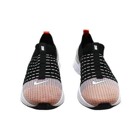 Nike React Phantom Run Flyknit 2 Running Shoe in Black/White/Orange/Green at Nordstrom, Size 6.5 Women's