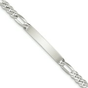 Sterling Silver ID Bracelet 8.5 Inch "Bracelets