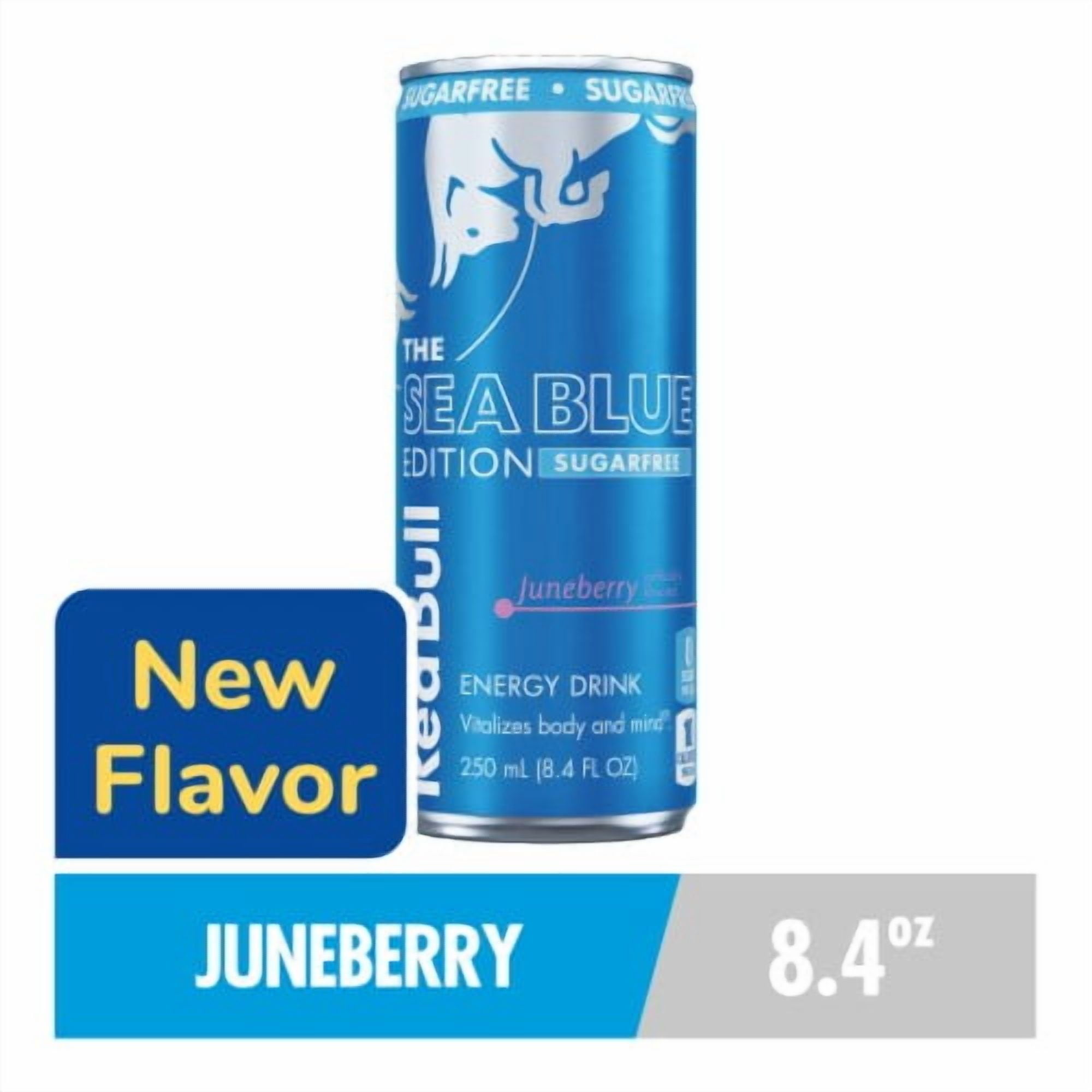 Red Bull Winter Edition Sugar Free Energy Drink, Iced