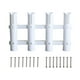thumbnail image 2 of Soporte de caña de pescar de nailon de 4 postes, soporte portátil, tubo para barco, yate, kayak blanco, 2 of 9