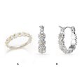thumbnail image 4 of sweethay Anillos de flores de estilo Vintage para boda, fiesta de compromiso, anillo de Metal Floral para viaje, joyería para dama de honor, Ropa, zapatos y accesorios Miscelánea Arete, 4 of 6