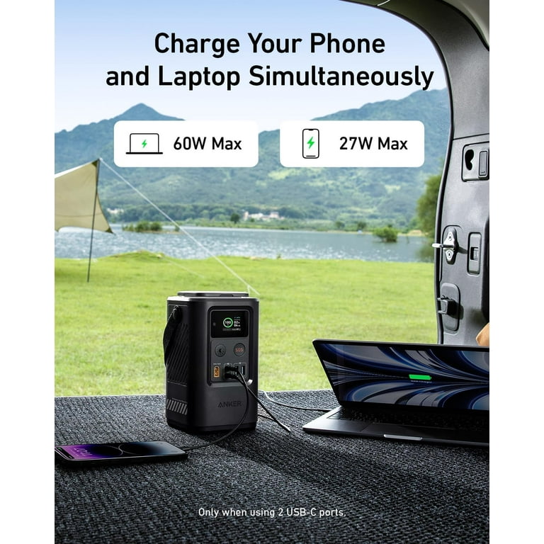Anker Power Bank Power Station 60,000mAh,Portable Outdoor Generator 87W  with Smart Digital Display, Retractable Auto Lighting and SOS Mode, Home  Backup(PowerCore Reserve 192Wh) for Travel, Camping - Walmart.com