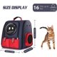 thumbnail image 2 of Dog Backpack Carrying Backpack Cat Astronaut Transparent Breathable Bag Travel Backpack, 2 of 4