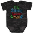 thumbnail image 3 of Inktastic My Grammy Loves Me Boys or Girls Baby Bodysuit, 3 of 5