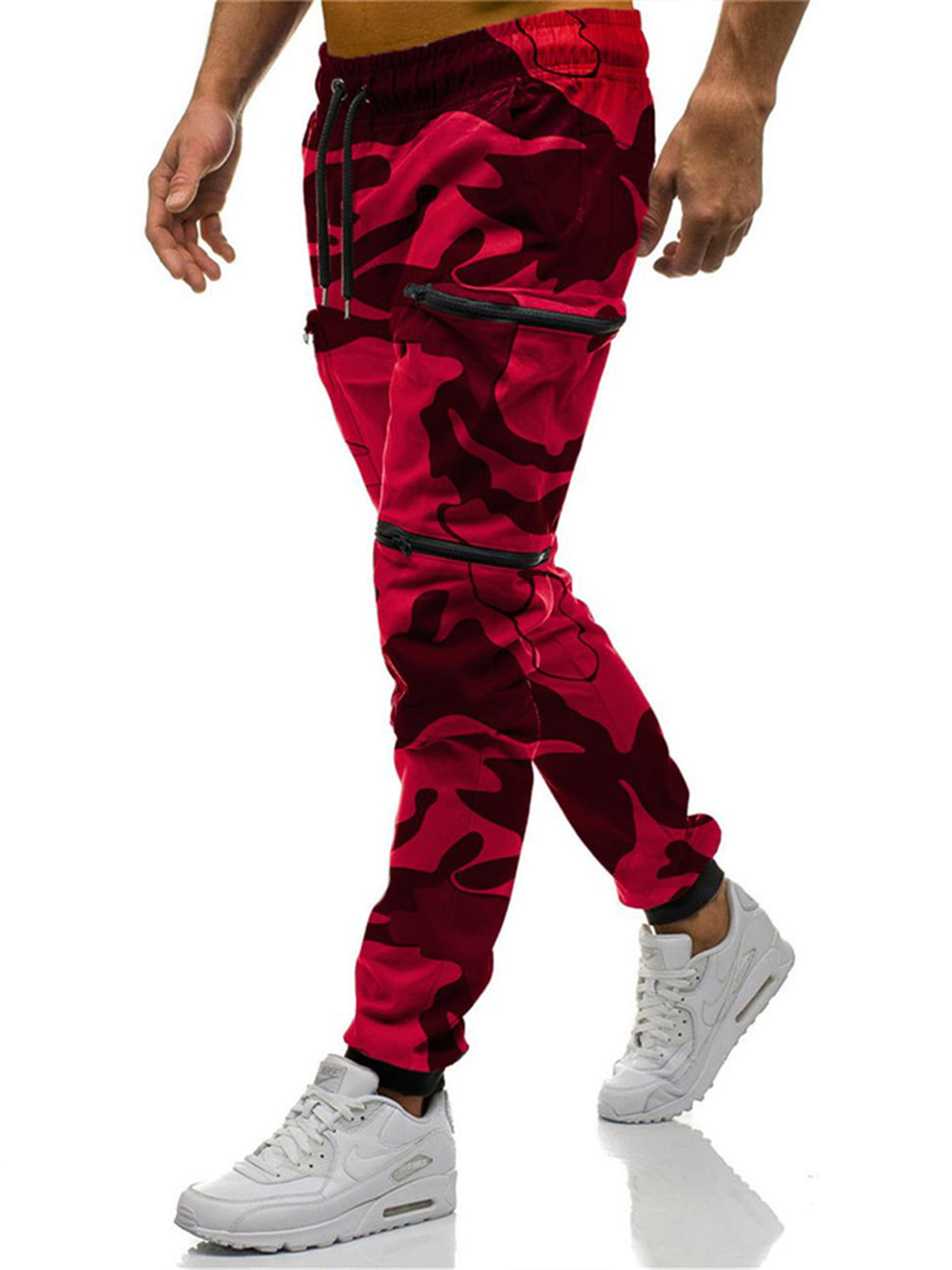 Streetwear Women Military Camo Cargo Pants Hiphop Dance Red Camouflage  Trousers Femme Baggy Trousers Pantalon Mujer Sweatpants  Pants  Capris   AliExpress
