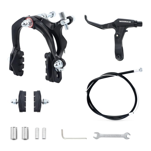 Mordaza delantera para bicicleta Weerock con palanca de aluminio, cable de 60 cm