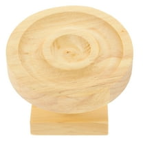 GAXIRE Wooden Bangle Display Stand Light Brown Bracelet Holder Jewelry Organizer 1 Piece