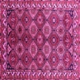 thumbnail image 1 of Ahgly Company Indoor Square Oriental Pink Industrial Area Rugs, 3' Square, 1 of 4