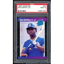 Ken Griffey Jr. Rookie Card 1989 Donruss #33 PSA 9