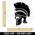 thumbnail image 2 of Ancient Greek Roman Spartan Helmet Self-Inking Rubber Stamp Ink Stamper - Brown Ink - Medium 1 Inch, 2 of 7