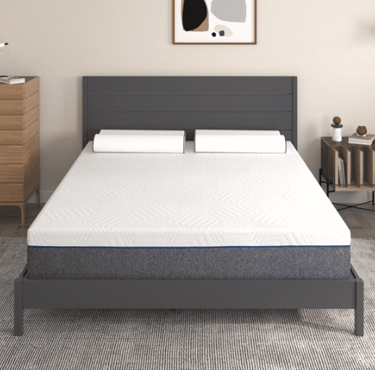 Queen Mattress ,12 Inch Medium Firm Hybrid Mattress of Bamboo Charcoal
