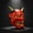 Red, variant on Demon Mask Red White 2 Colors, Halloween Horror Devil Full Face Mask with Golden Horns Fangs, Cosplay Costume for Party Haunted House