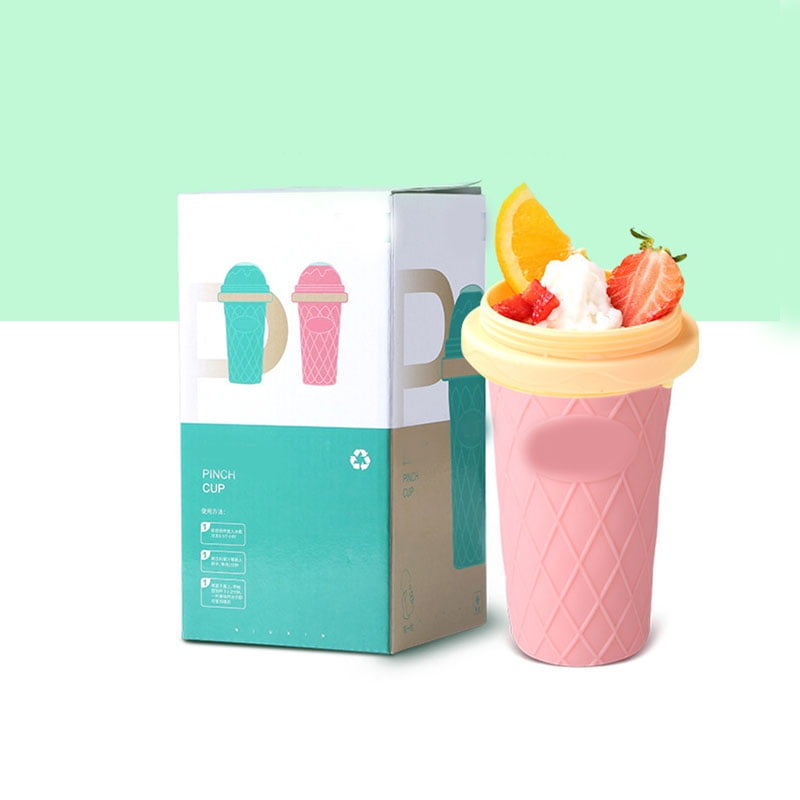 Double Layer Ice Cream Maker DIY Homemade Fast Cooling Ice Cream