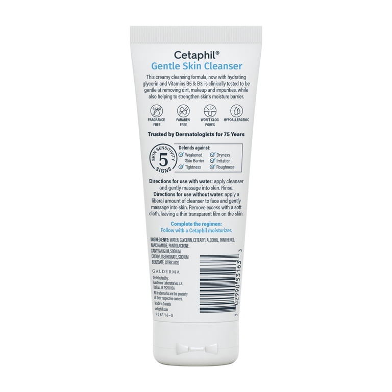 Cetaphil Gentle Hydrating Face Wash, 3.4 fl oz photo 7