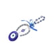 thumbnail image 1 of Amuleto Turco de Mal de Ojo Azul Colgante Decoración Del Hogar Protector de Bendición Musulmán, 1 of 7